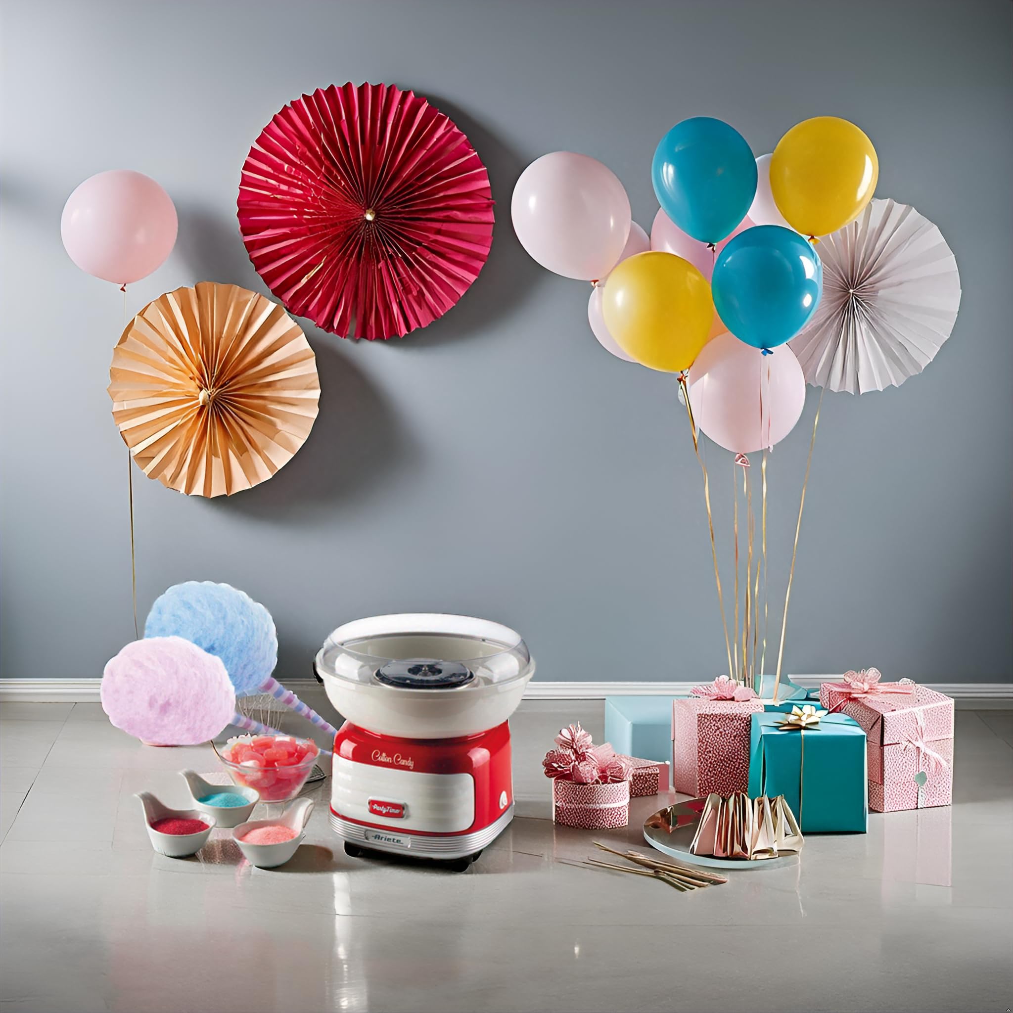 ariete-2971-cotton-candy-machine-barbe-papa-r-tro-450-w-sucre-en-poudre-et-bonbo image 6