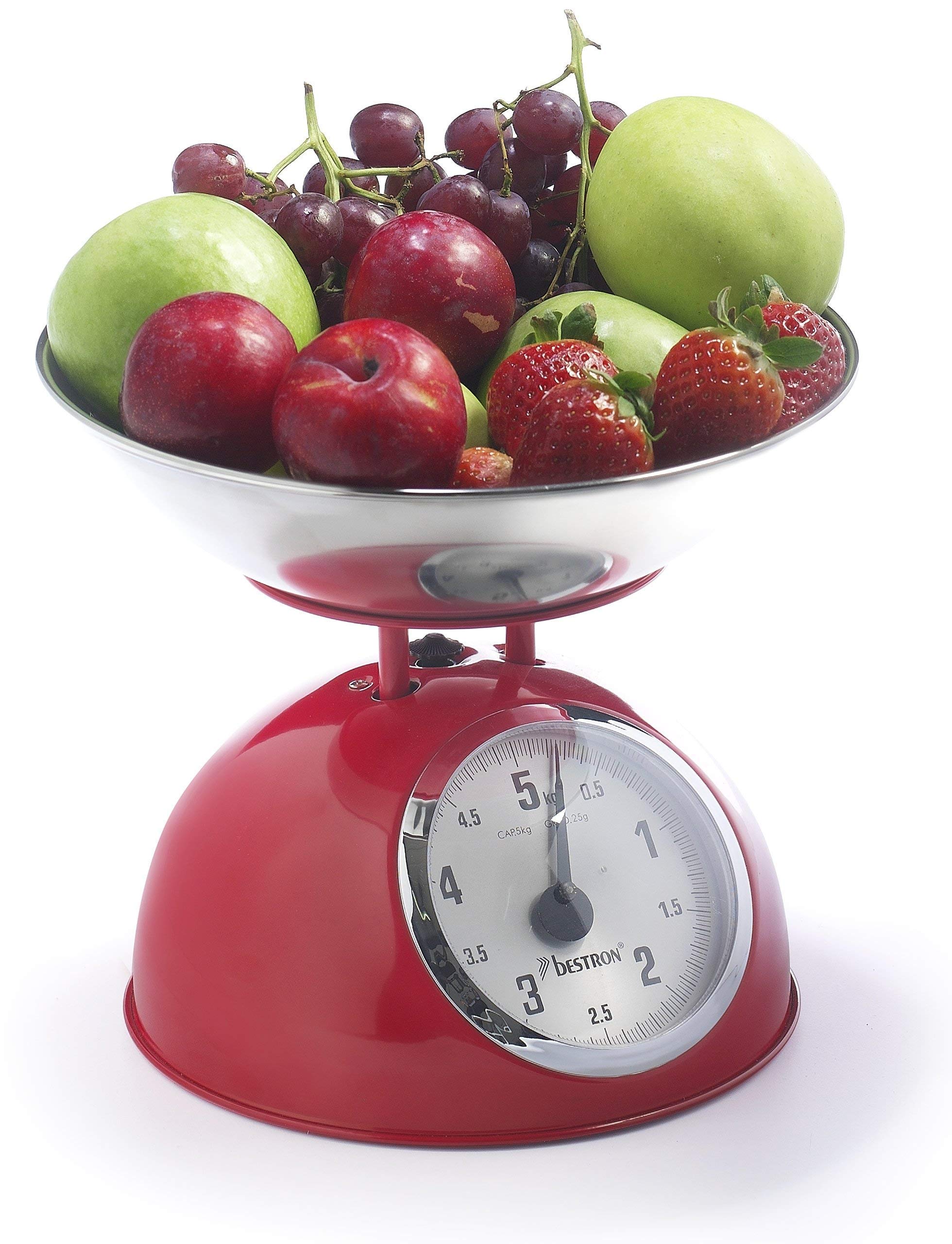 bestron-dkw700sd-balance-de-cuisine-m-canique-en-inox-capacit-5-kg-bol-amovible- image 3