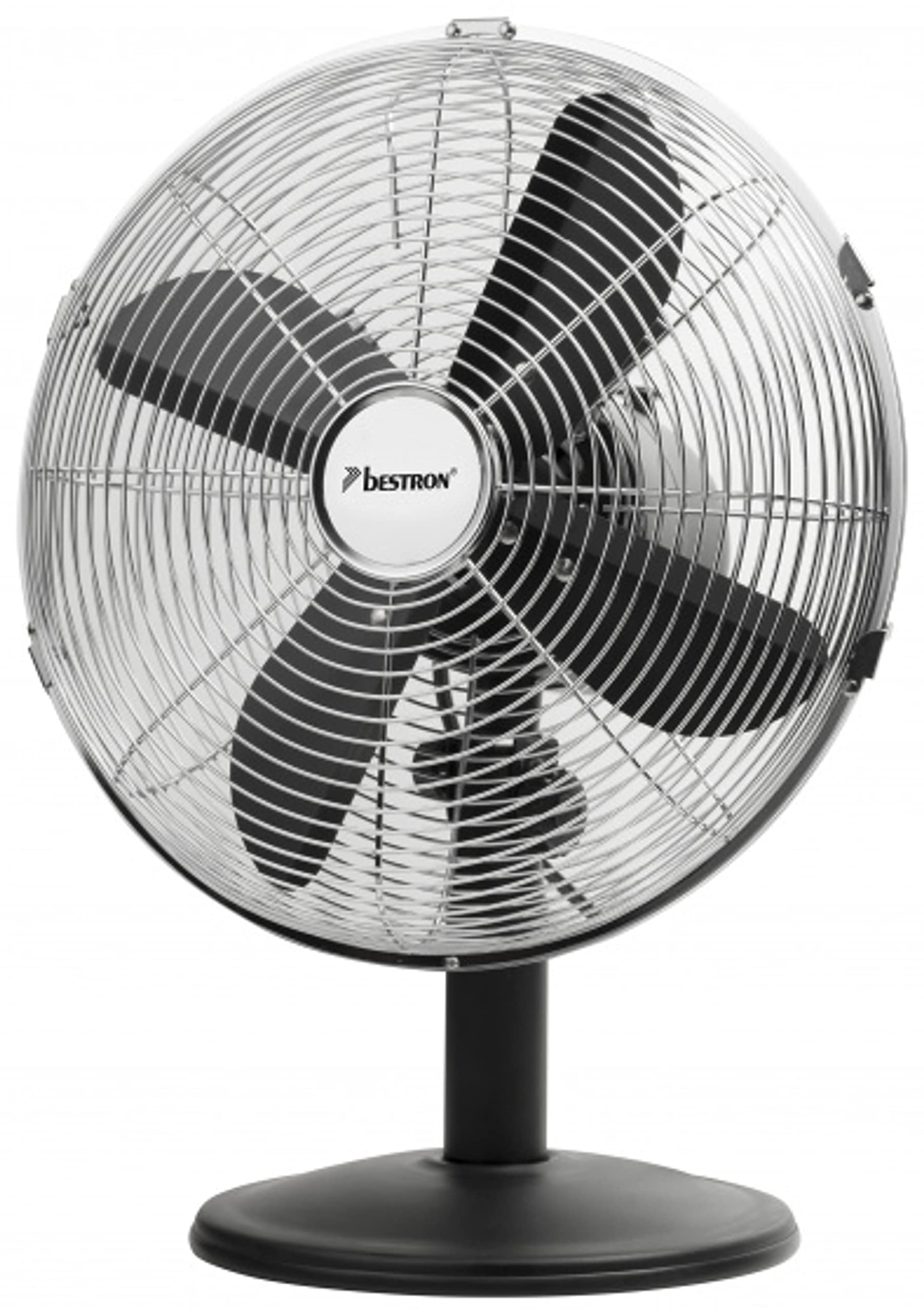 bestron-dft25z-ventilateur-de-table-r-tro-oscillant-30-cm-30-w-3-vitesses-noir image 7