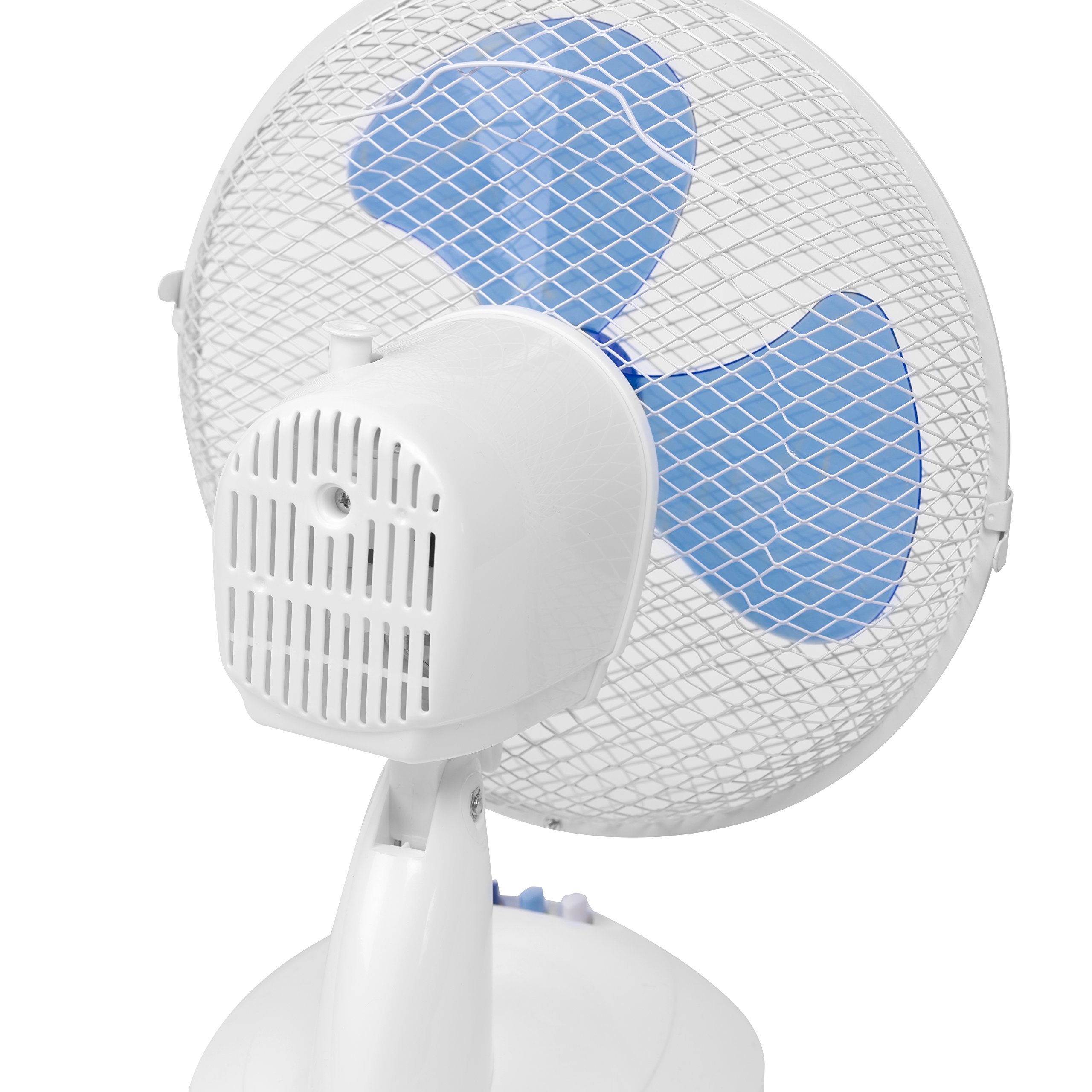 bestron-ddf27w-ventilateur-de-table-27-cm-oscillation-75-2-vitesses-30-w-blanc image 3
