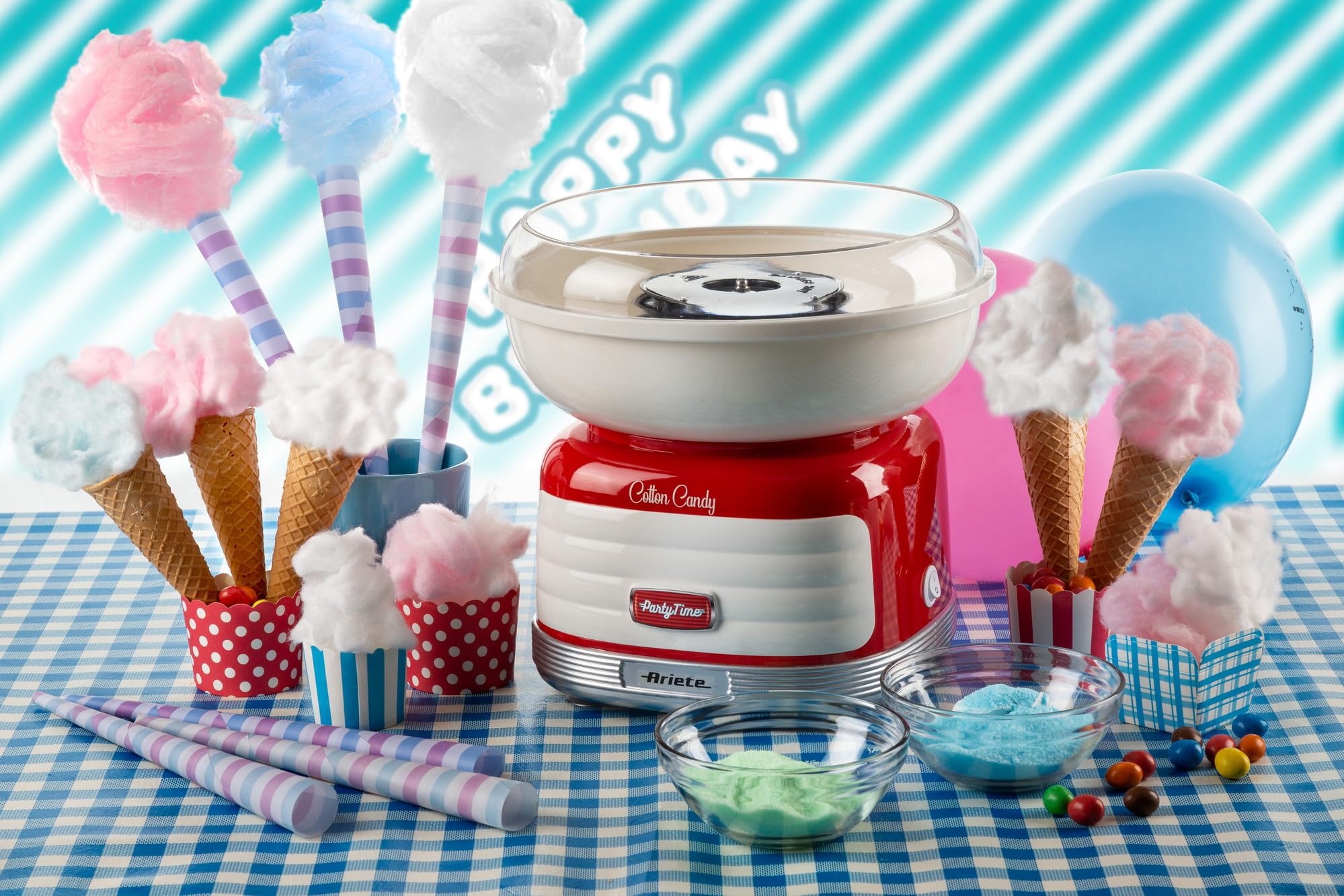 ariete-party-time-2973-machine-barbe-papa-lectrique-sucre-semoule-ou-bonbons-dur image 5