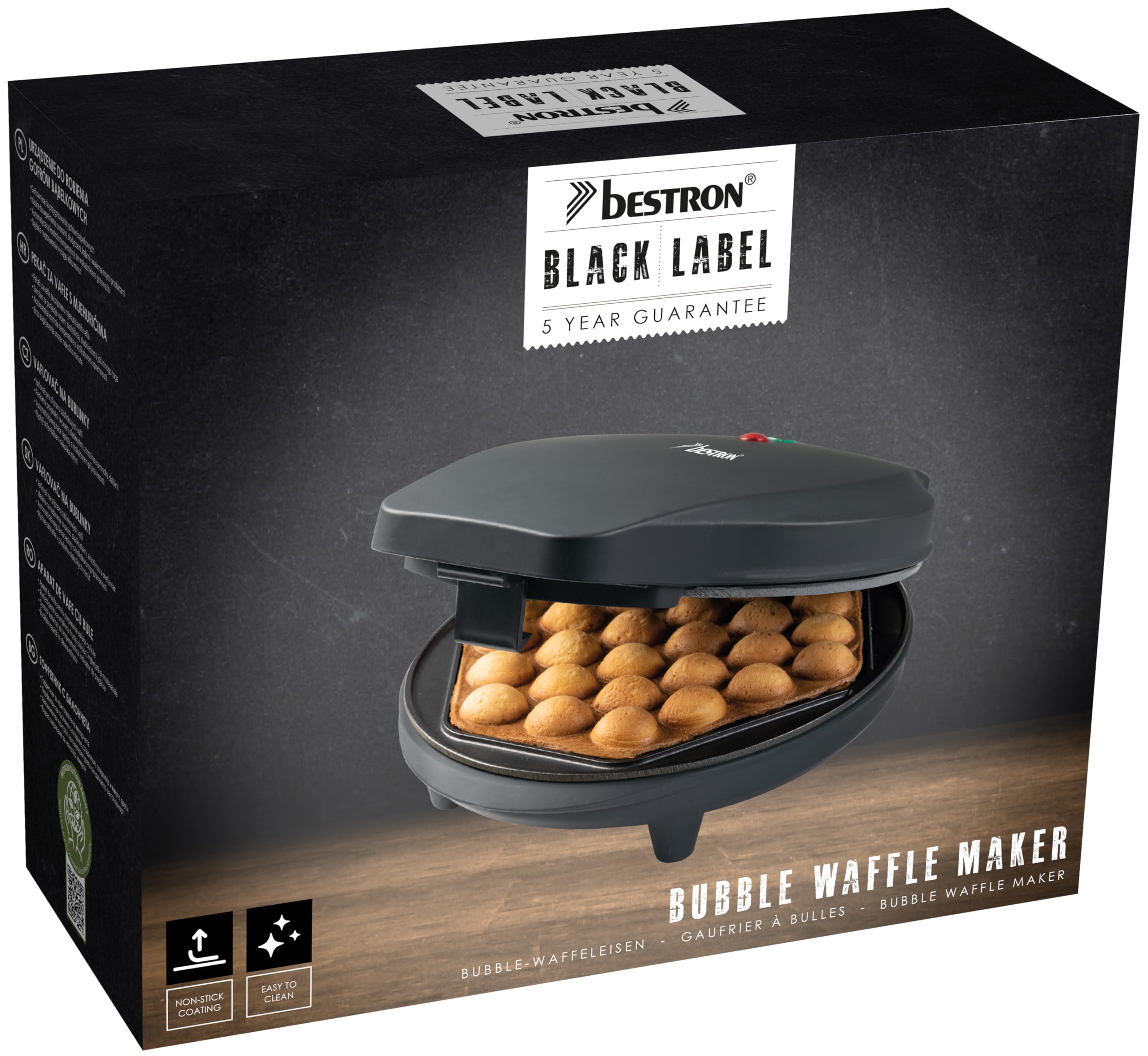 bestron-gaufrier-bulles-bubble-waffle-700-w-rev-tement-antiadh-sif-t-moin-de-cui image 3