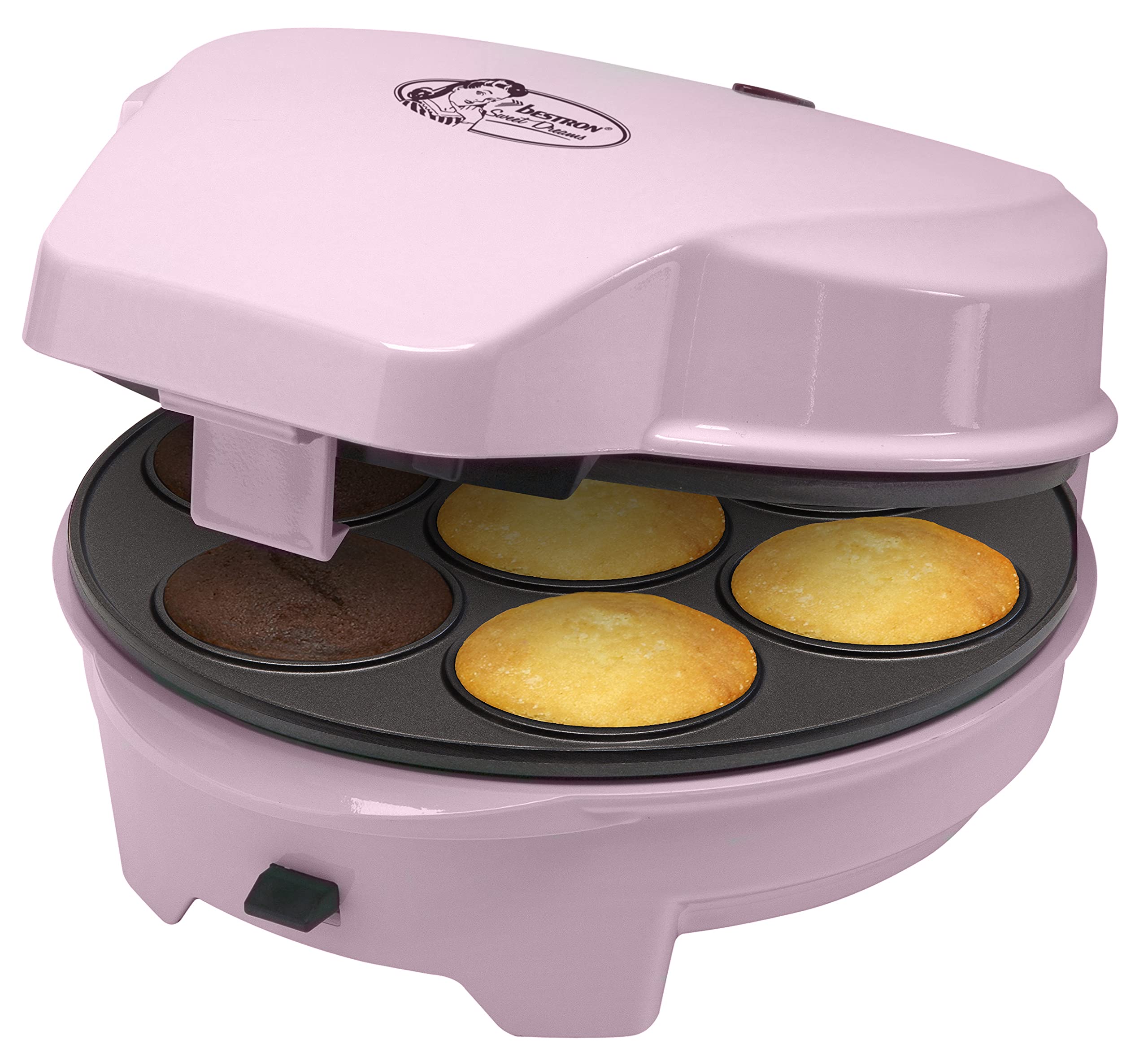 bestron-cake-maker-asw238p-3-en-1-700-w-plaques-donuts-muffins-et-cake-pops-inte image 2