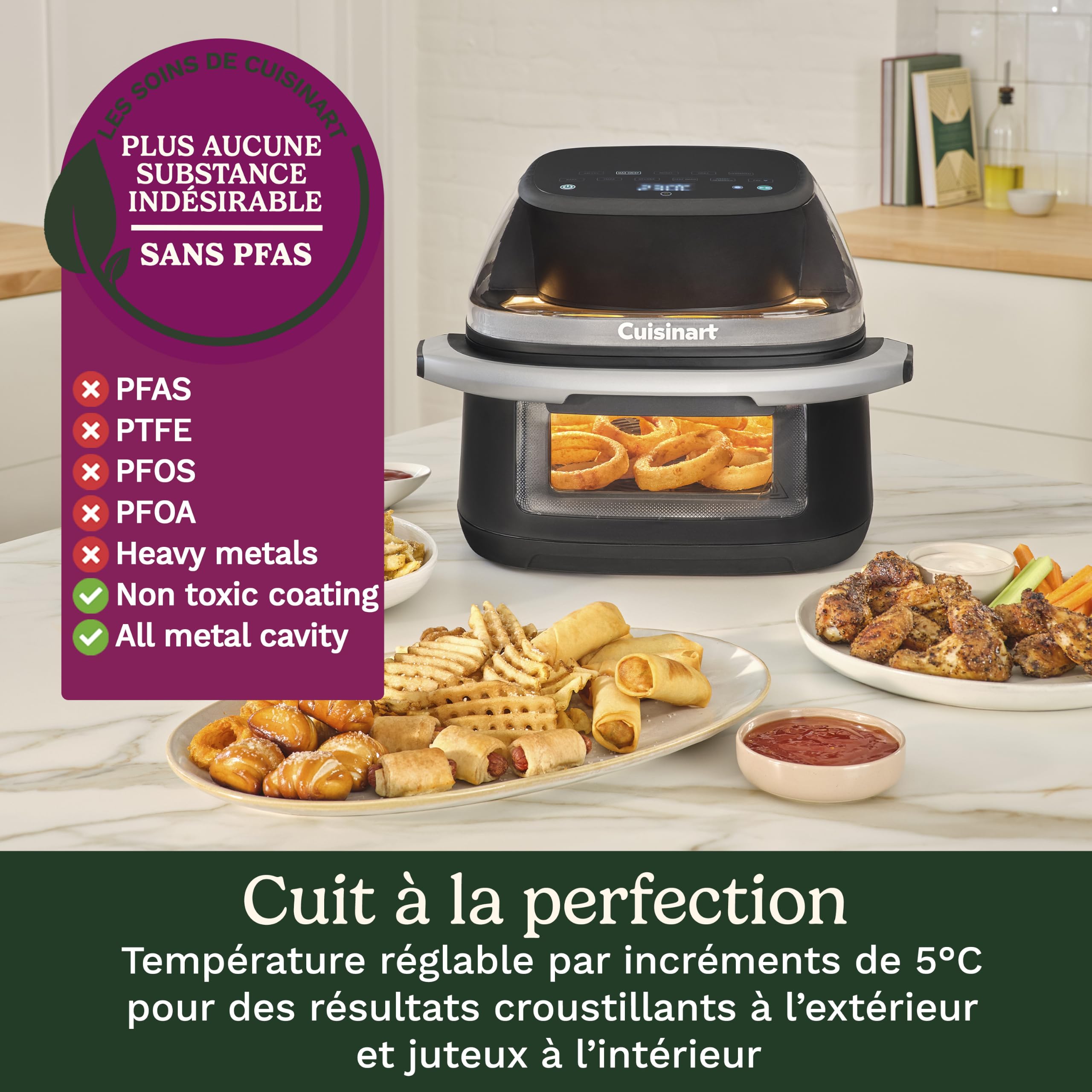 cuisinart-clearview-friteuse-air-8-5-l-fen-tre-280-sans-pfas-230-c-9-fonctions-a image 8