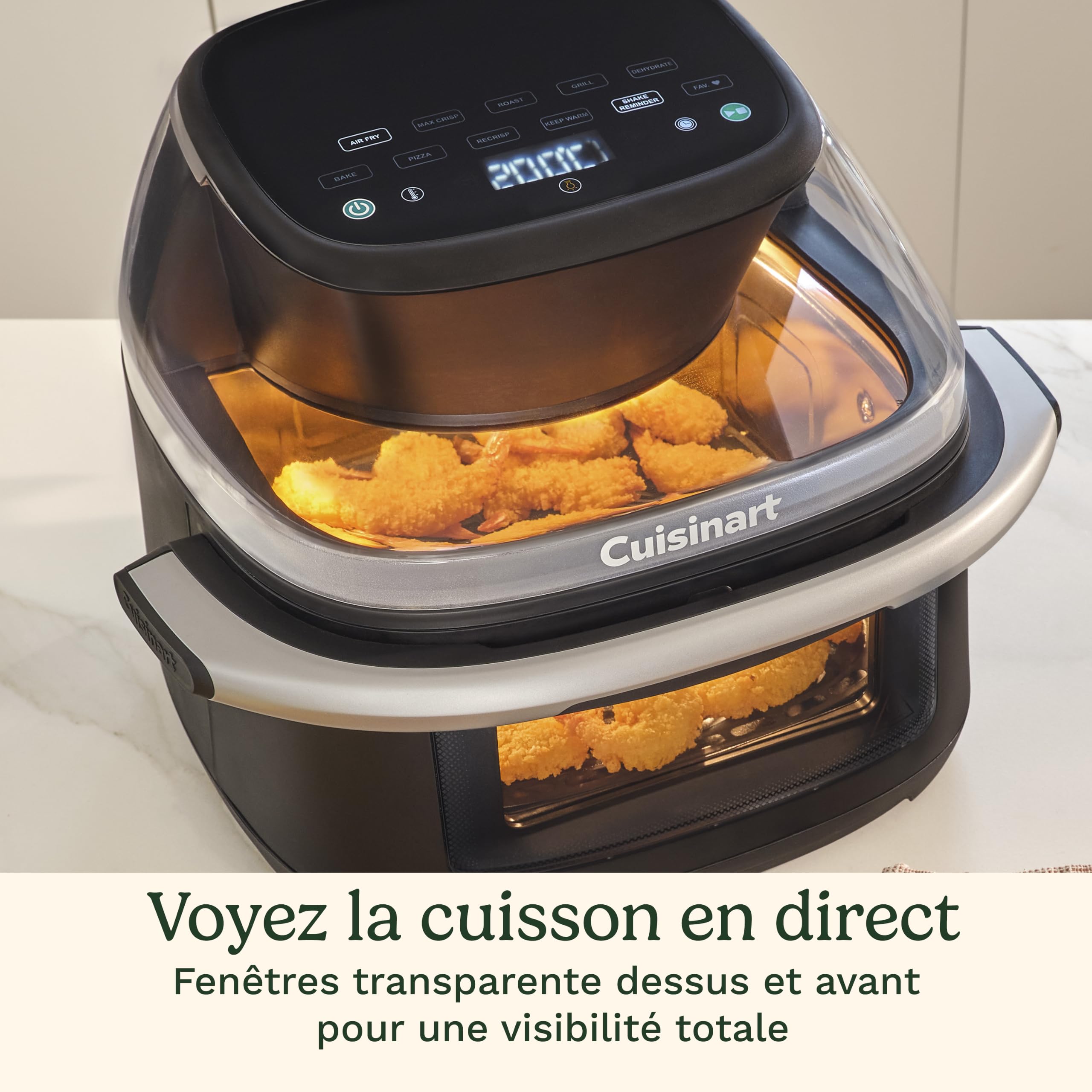 cuisinart-clearview-friteuse-air-8-5-l-fen-tre-280-sans-pfas-230-c-9-fonctions-a image 3