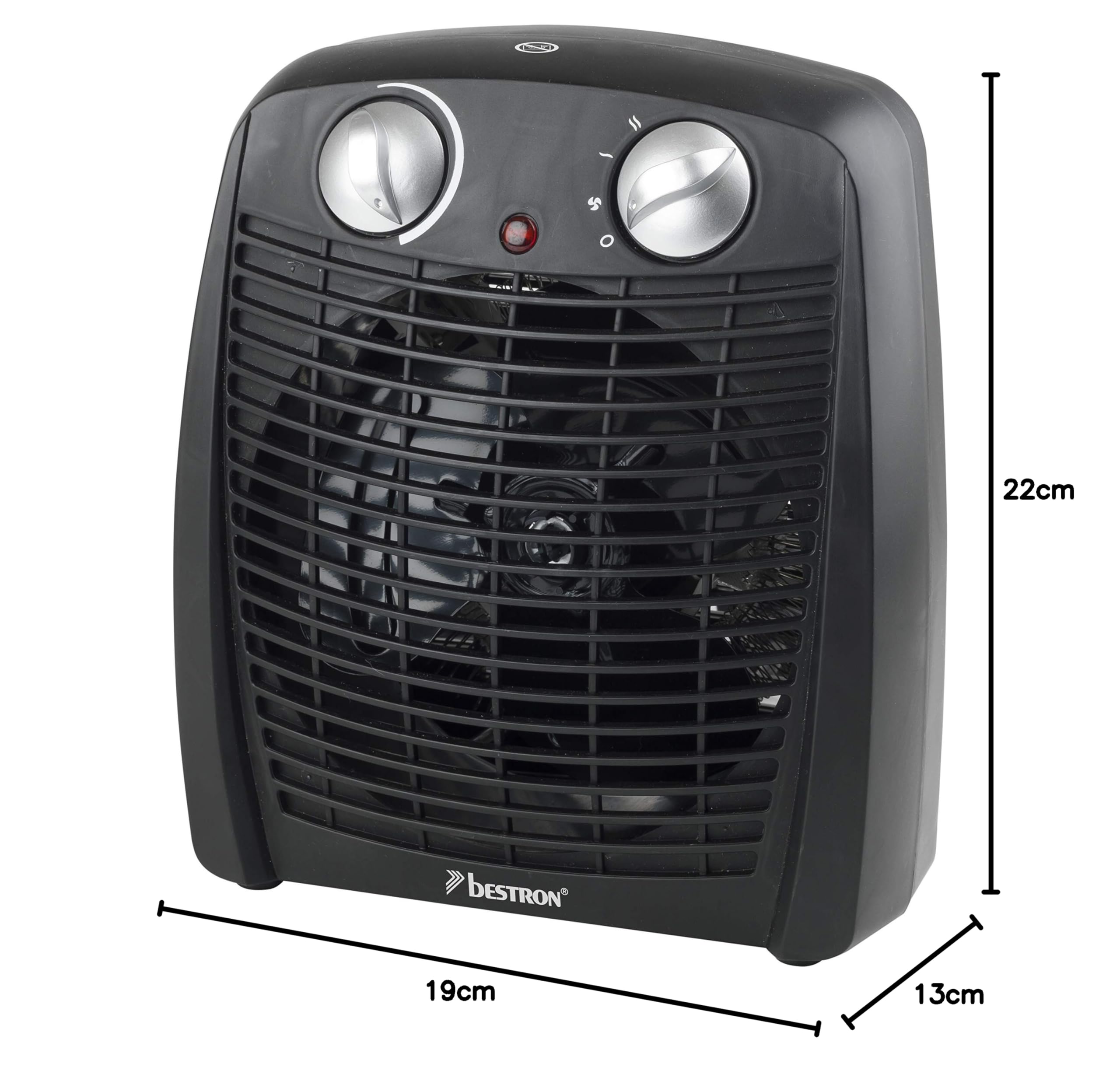 bestron-afh211b-radiateur-soufflant-2000-w-thermostat-r-glable-s-curit-anti-renv image 3