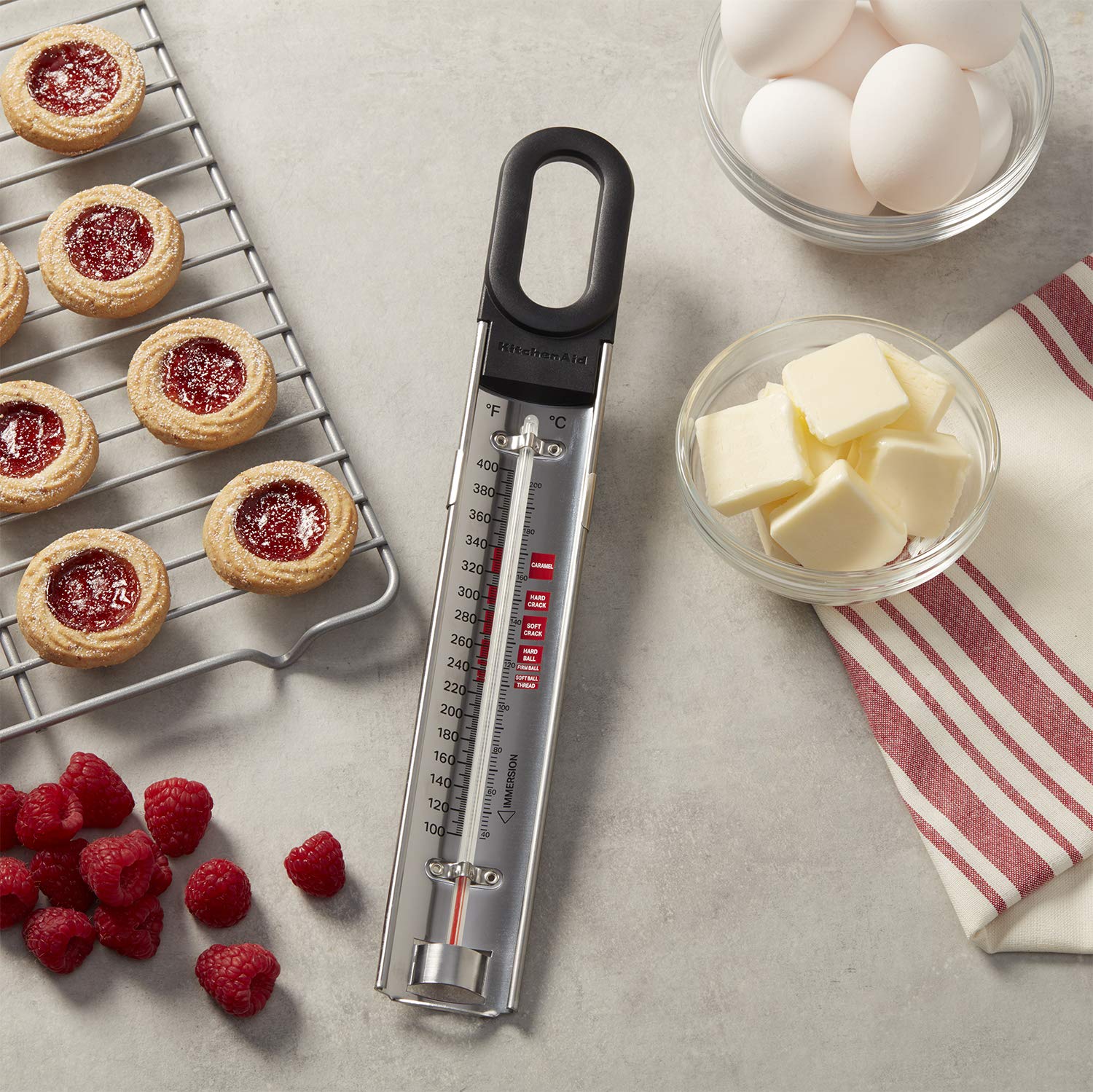 kitchenaid-kq907g-thermom-tre-confiseur-sucre-en-acier-inoxydable-avec-pince-pou image 3