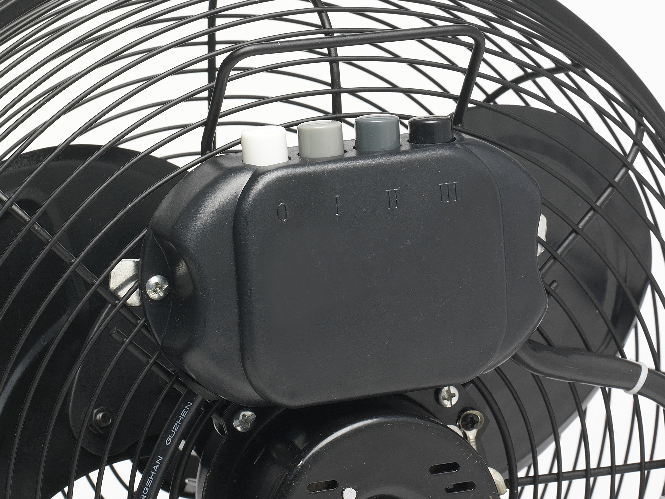 bestron-dfa30-ventilateur-de-sol-r-tro-noir-35-cm-3-vitesses-t-te-inclinable-mot image 2