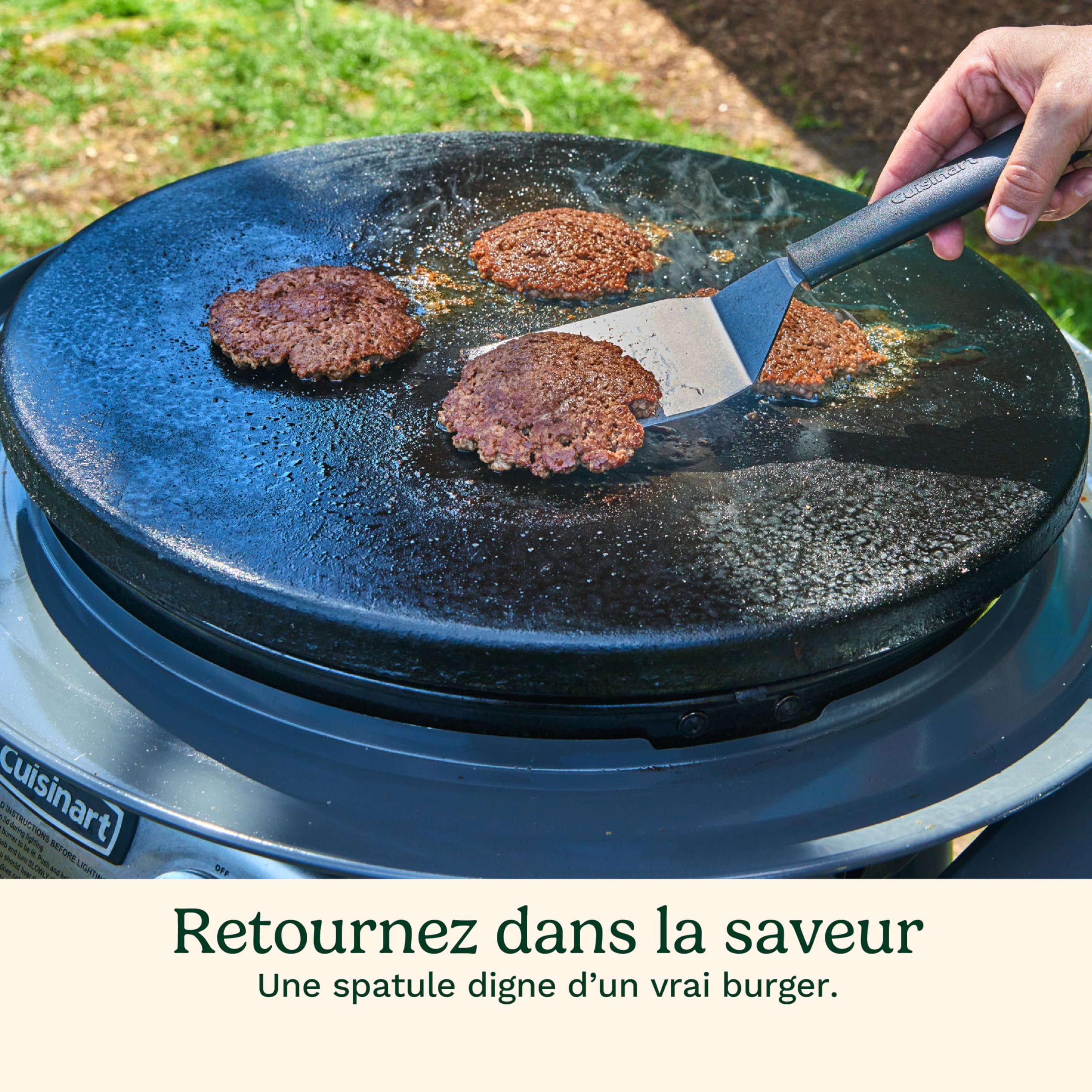 cuisinart-kit-presse-burger-fonte-17-cm-smash-burger-avec-spatule-et-feuilles-an image 6