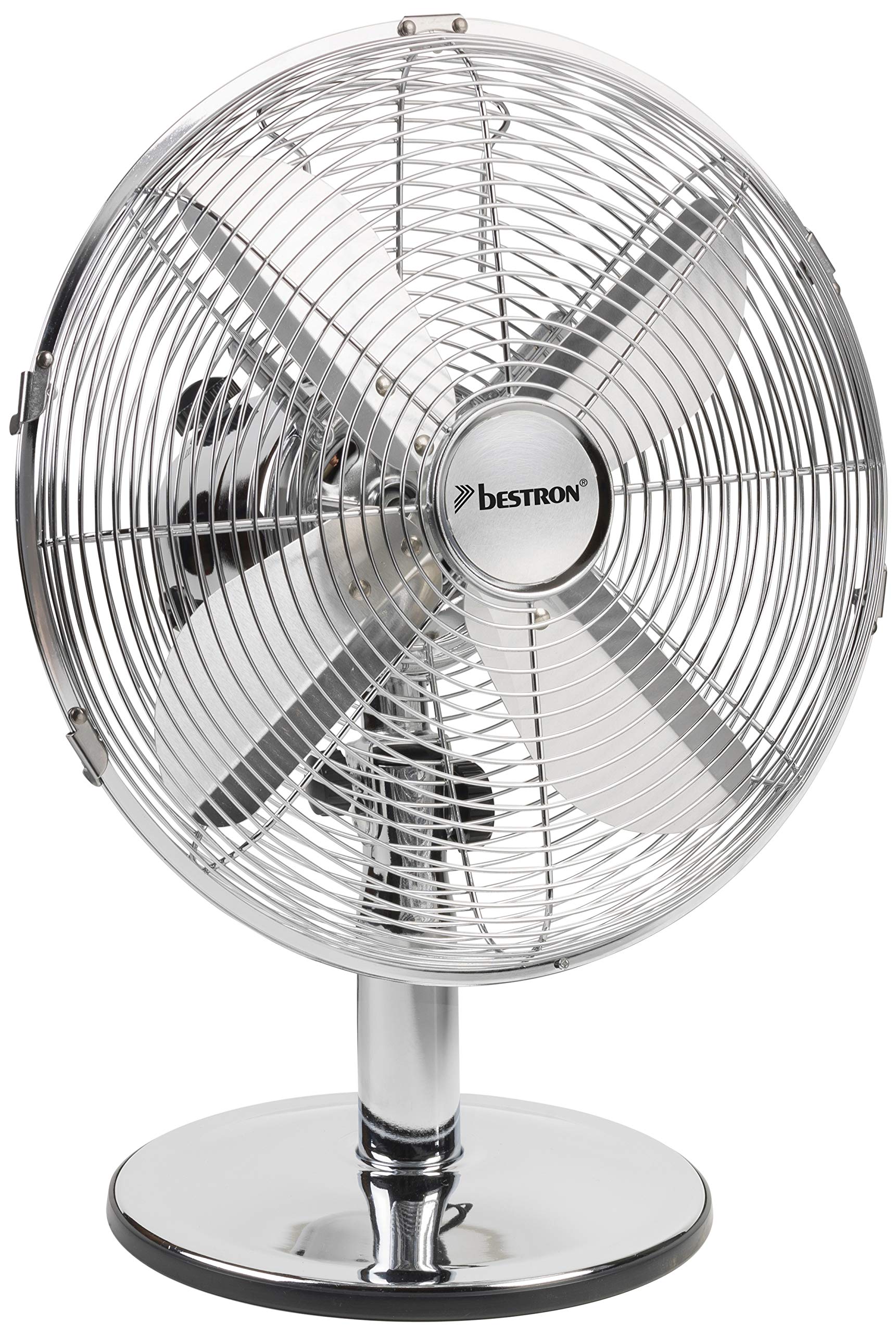 bestron-dft25z-ventilateur-de-table-r-tro-oscillant-30-cm-30-w-3-vitesses-noir image 5