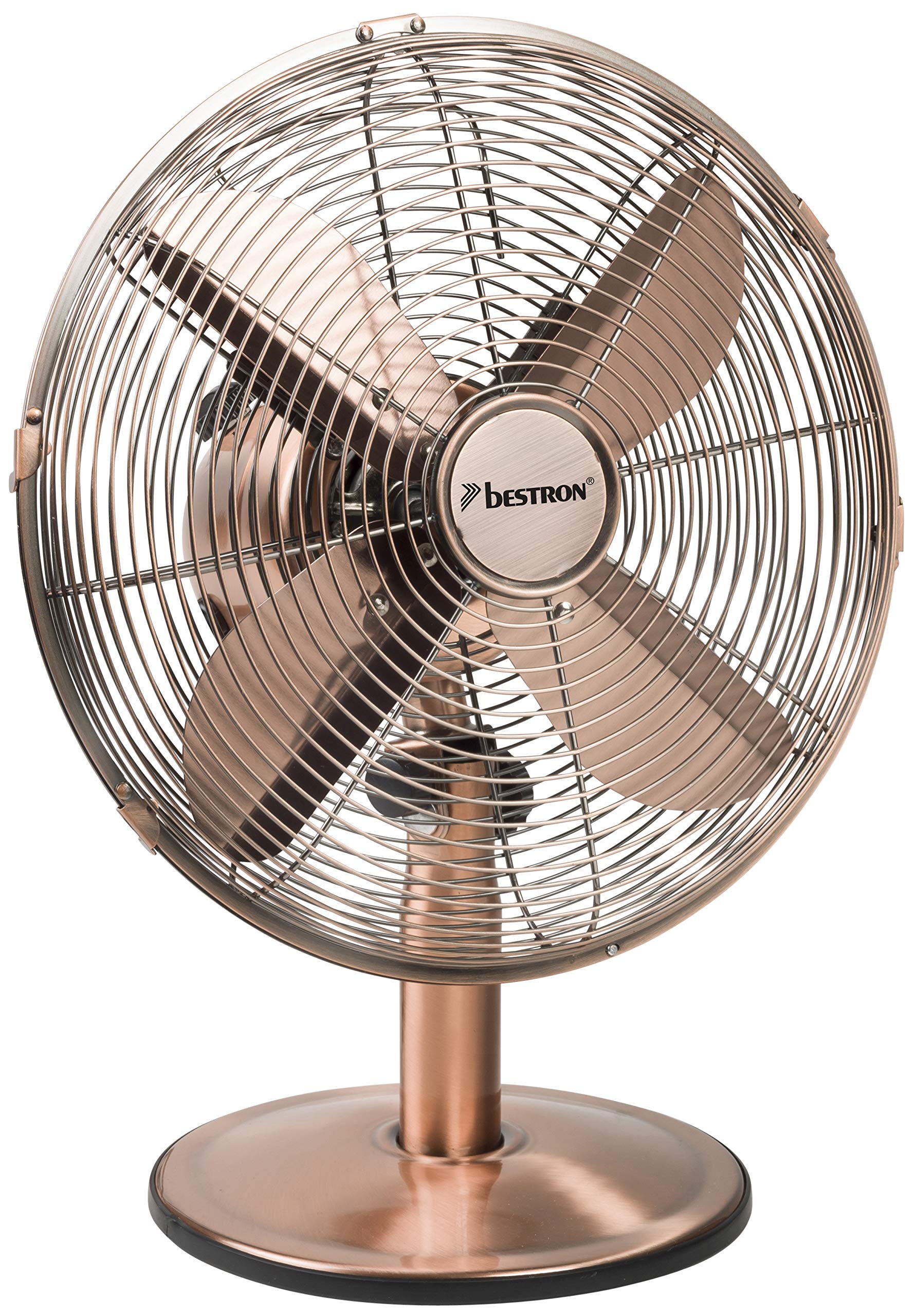 bestron-dft25z-ventilateur-de-table-r-tro-oscillant-30-cm-30-w-3-vitesses-noir image 6