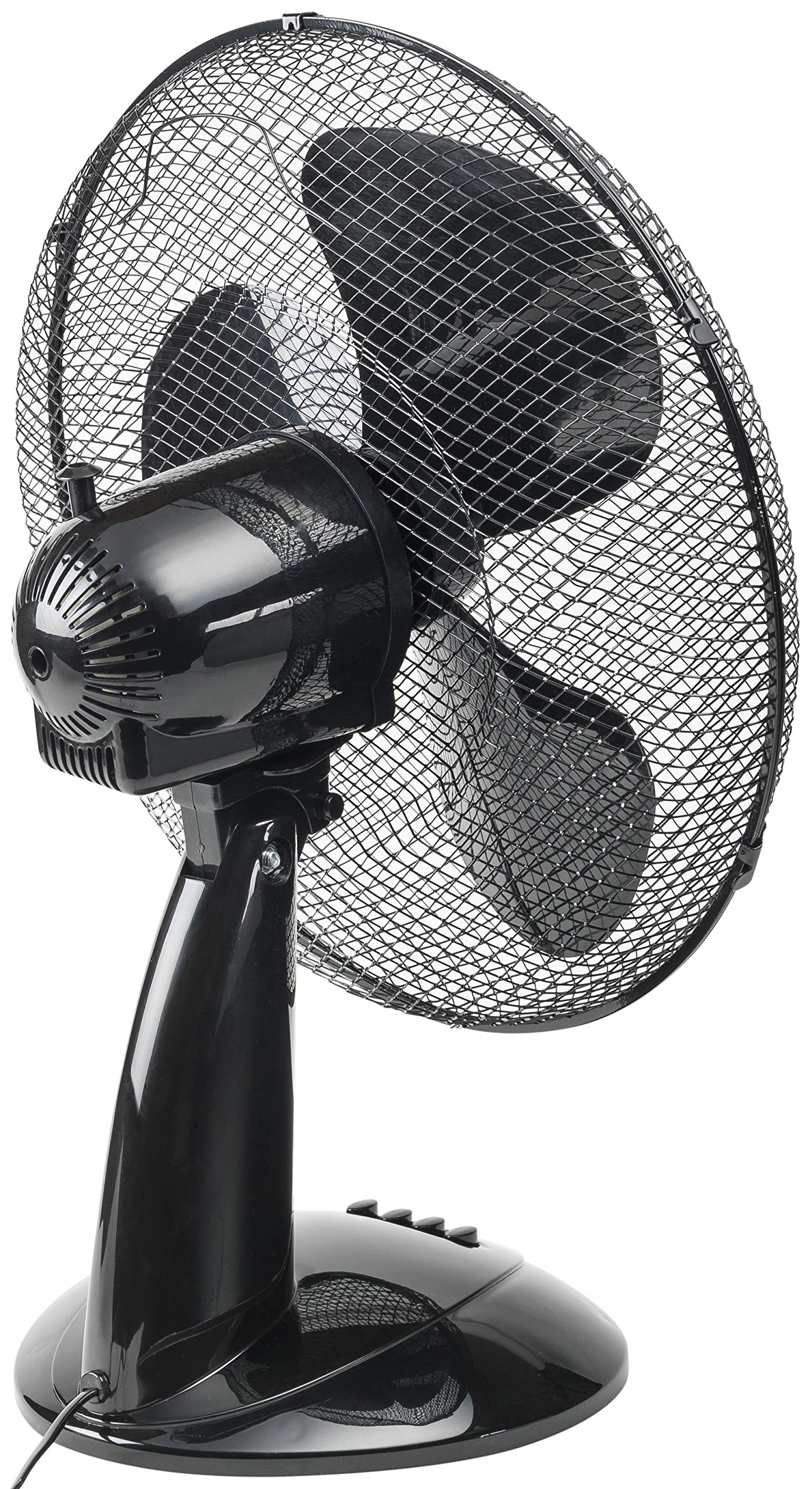 bestron-ddf45z-ventilateur-de-table-45-cm-3-vitesses-oscillation-80-45-w-noir image 3