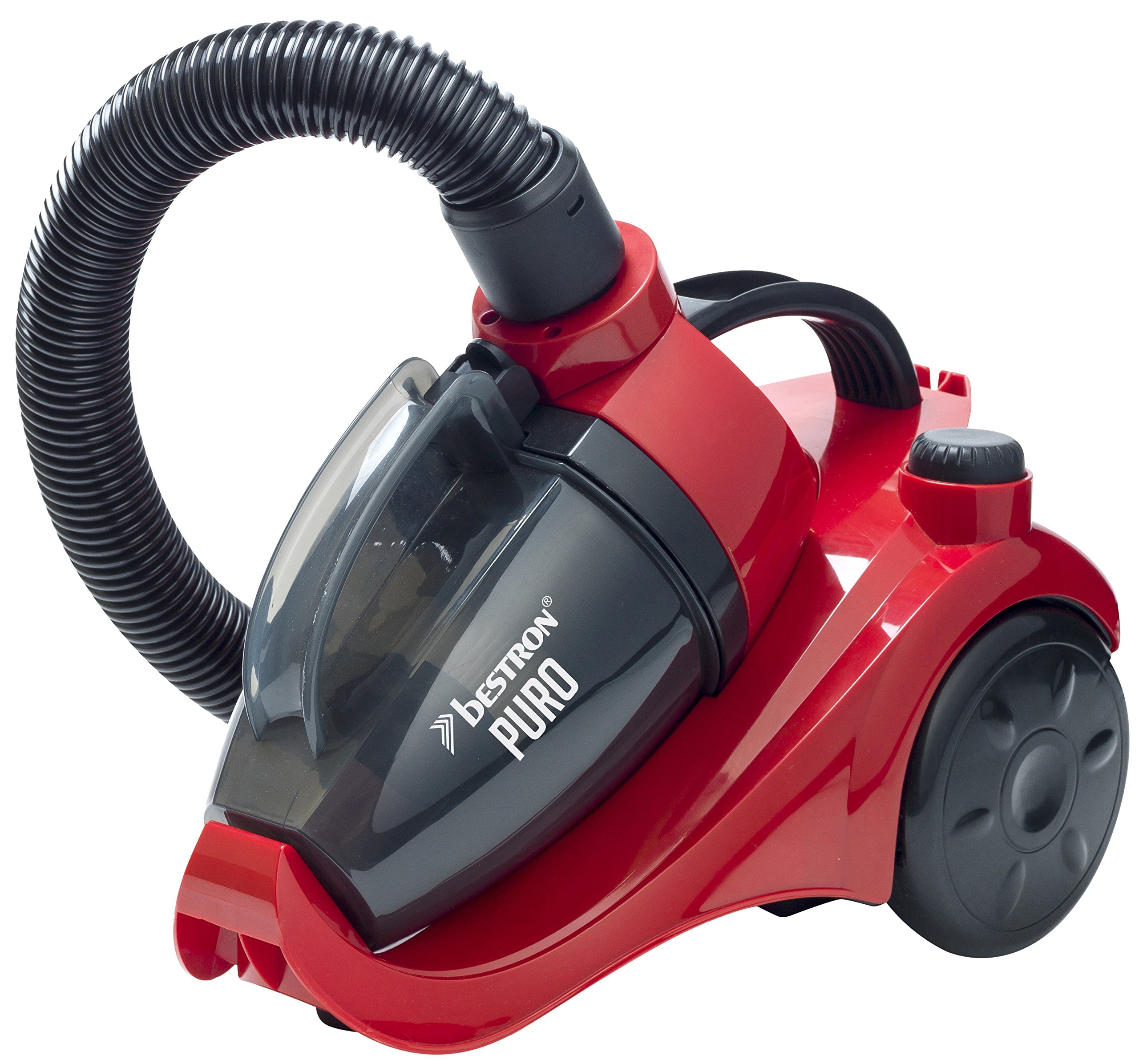 bestron-aspirateur-tra-neau-sans-sac-700-w-capacit-1-l-rayon-d-action-7-5-m-roug image 1