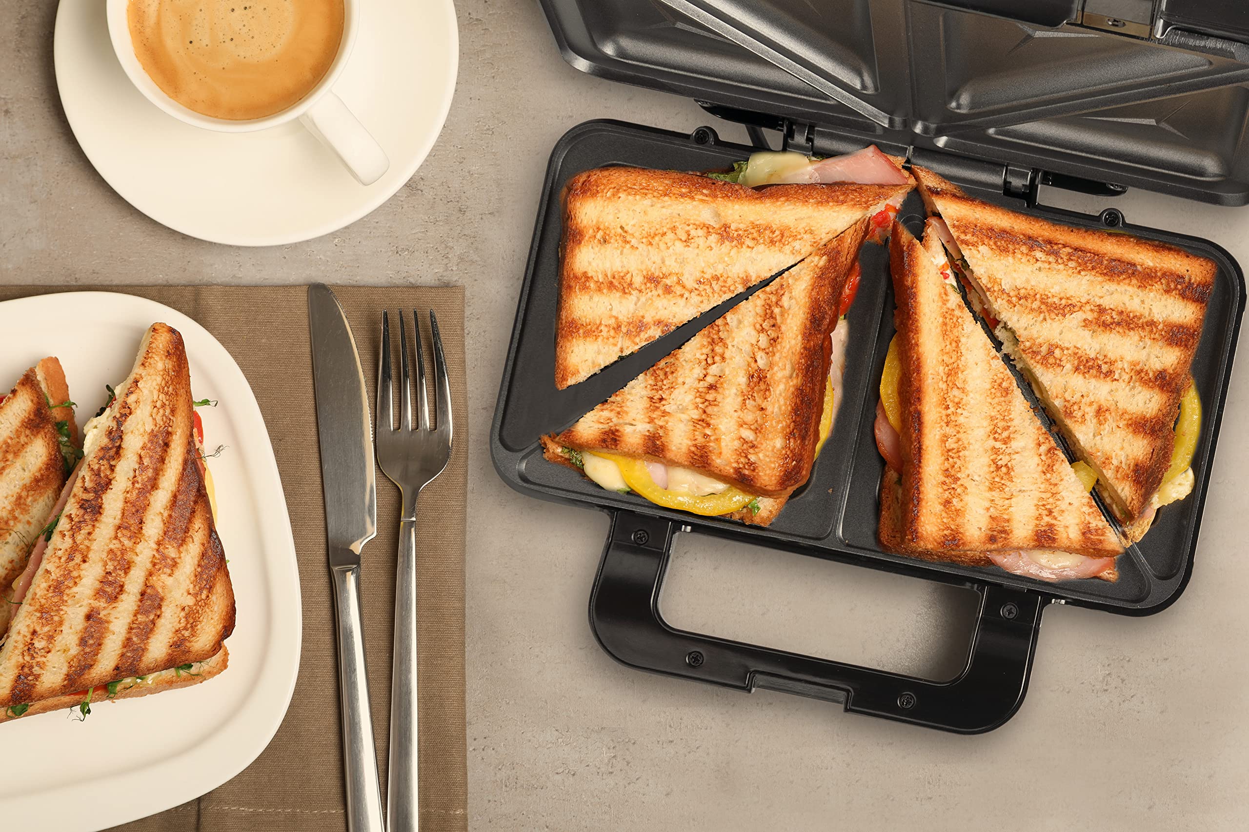 bestron-appareil-croque-monsieur-et-sandwichs-grill-s-pour-2-sandwichs-temp-ratu image 3