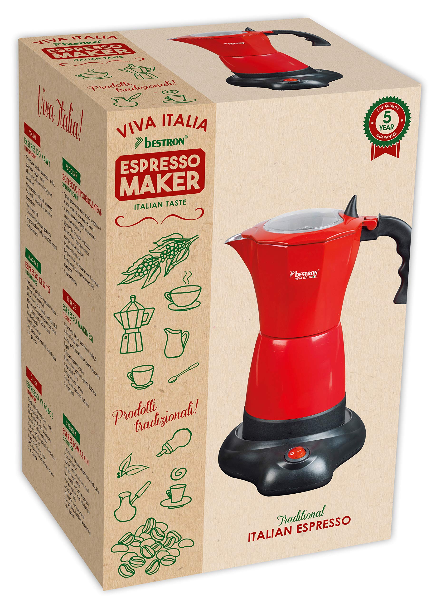 bestron-aes480-viva-italia-cafeti-re-italienne-lectrique-moka-6-tasses-180-ml-48 image 7